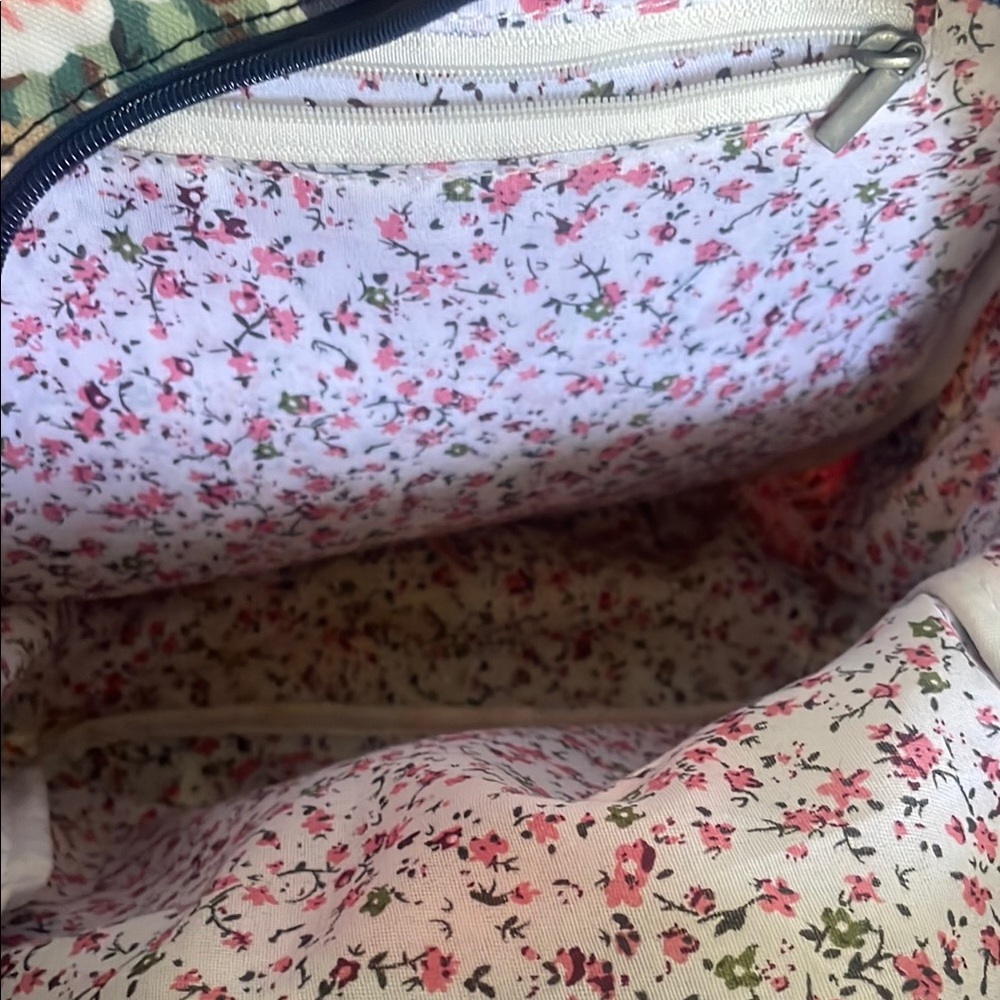 Cath Kidston Navy and Floral Backpack - Picture 5 of 9